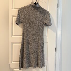 Forever 21 Gray Turtleneck Sweater Dress